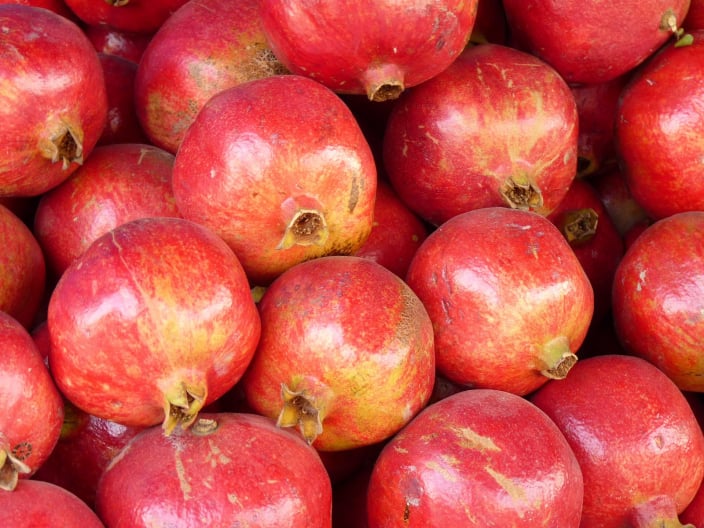 Fresh pomegranates