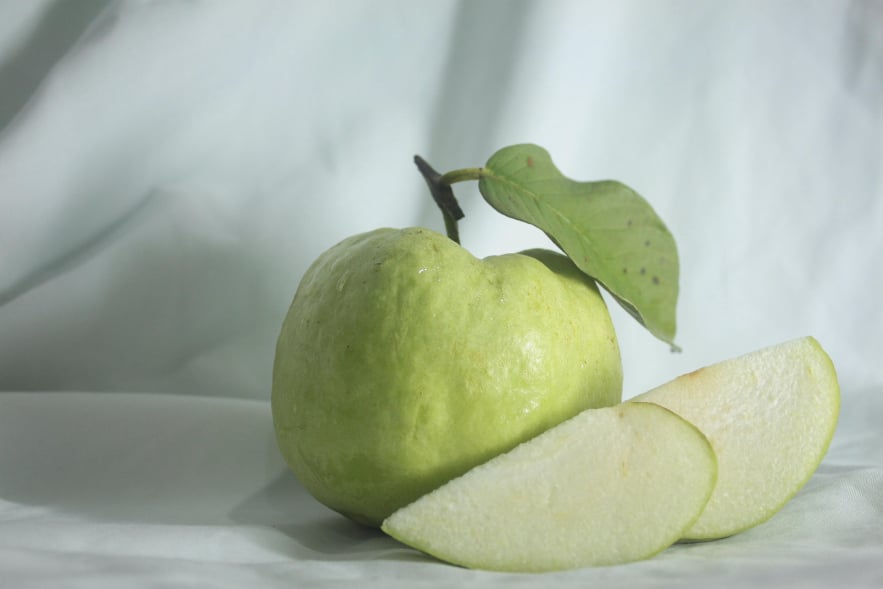 Fresh guavas