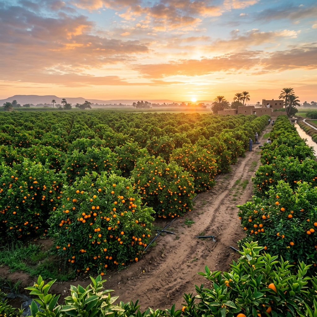 Valencia Orange Orchard